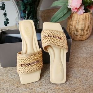 COPY - Franco Sarto straw sandals